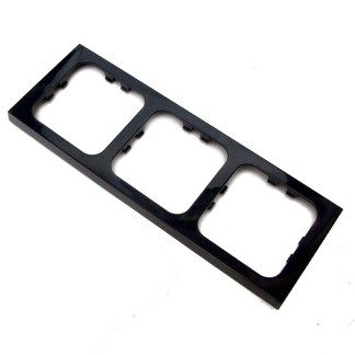 C-Line Black 3 Way Face Plate