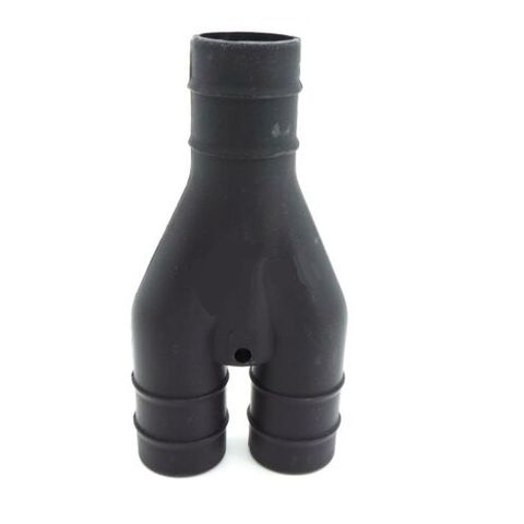 28mm Flexi Hose Y Connector Black