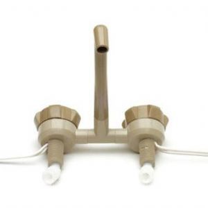 Comet Novo Mixer Tap With Micro Switch Beige