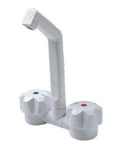 Reich Deluxe Mixer Tap with Microswitch - White