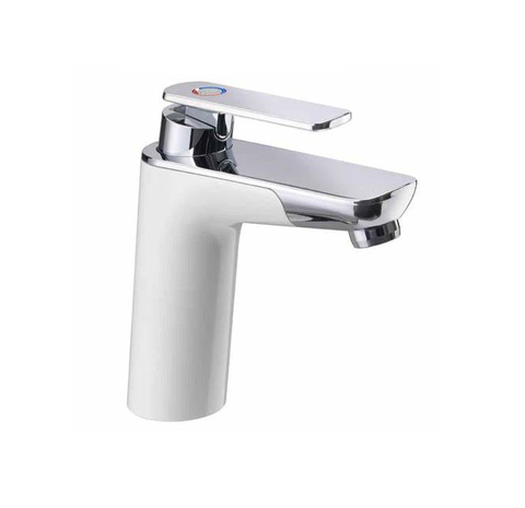 Reich Vector Single Lever Mixer Tap - Chrome & White