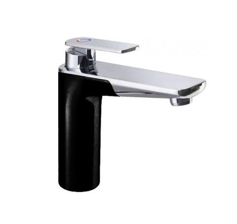 Reich Vector Single Lever Mixer Tap - Black & Chrome