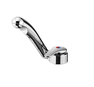 Reich Twist Offset Swing Grip Single Lever Mixer  Tap with Microswitch