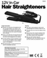 12v In-Car Hair Straightener