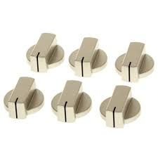 Spare Kit - Straight Knobs Matte Nickel  (6pk)