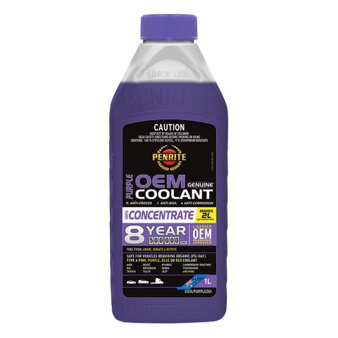 Purple Anti-Freeze Coolant 50% Concentrate 5L