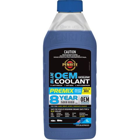 Blue Anti-Freeze Coolant 50% Concentrate 1L