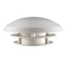 Mushroom Vent with 80mm Hose Connector