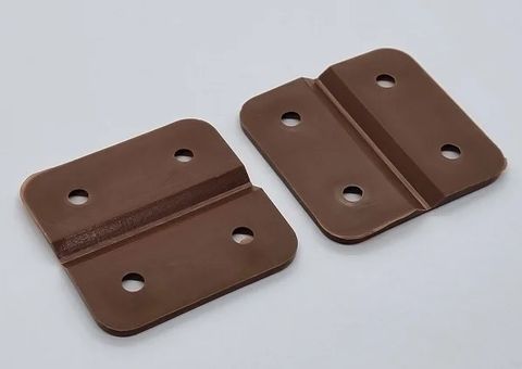 1.75" Plastic Hinge Brown - Pair