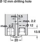 Concealed Folding Hinge