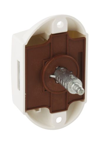 White Push Lock Double Sided Plastic