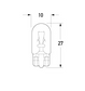 Bulb 12v 5w w2.1 x 9.5d wedge