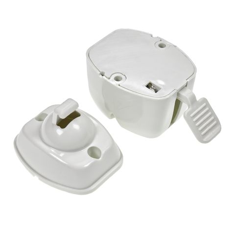 Lever Release Door Retainer White