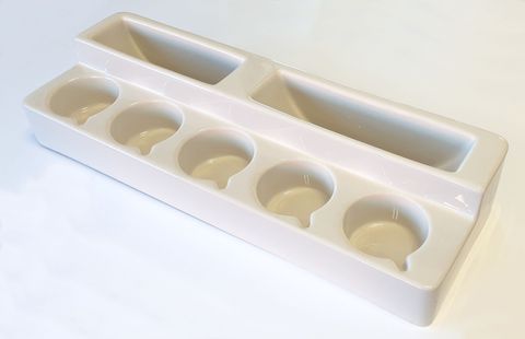 Free Standing Cup Rack Ivory