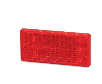 Hella Red 70 x 31.5mm Self Adhesive Reflector