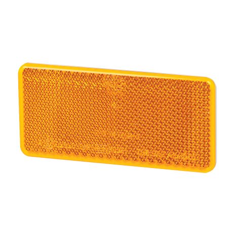 Hella Amber 94 x 44mm Self Adhesive Reflector