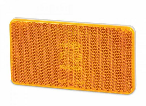 Hella Amber 105 x 55mm Self Adhesive Reflector