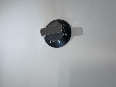Spinflo Replacement Knob Hob Numbered Chrome Square
