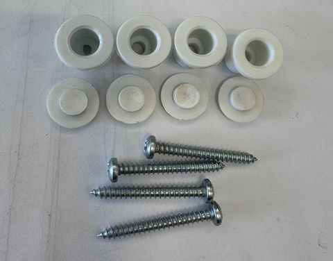 Spinflo Fixing Bush / Plug Kit White