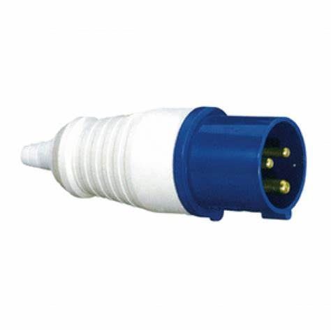16amp CEE Mains Male Coupler - Site End