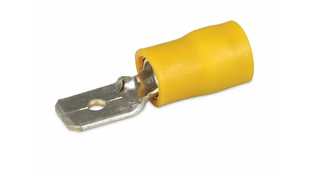 Male Blade Terminals 5-6mm 10pk Yellow