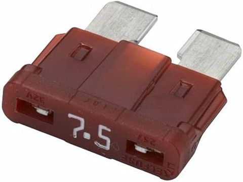 Flat Fuse Insert 7.5A 10pk Brown