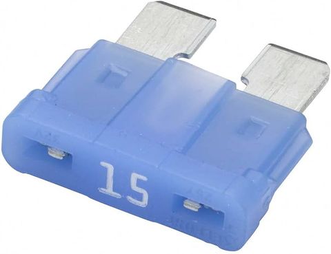 Flat Fuse Insert 15A 10pk Blue