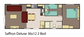 2024 Delta Saffron (Deluxe) 36x12 - 2 Bedroom