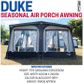 Camptech Duke DL (Seasonal Air Porch Awning)