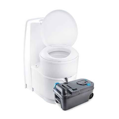 Thetford C224CW Manual Flush Cassette Toilet Complete