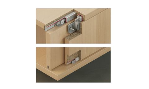 Sliding door fitting F-Lin21 12C, set