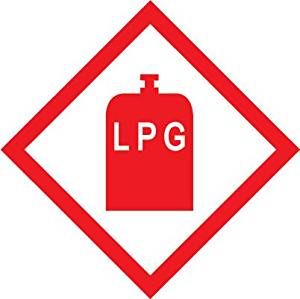 Self Adhesive LPG Sticker