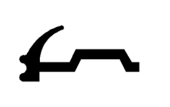 Lunar Type Awning Rail Trim - Grey