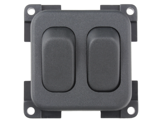 CBE Double Switch Grey Unipolar