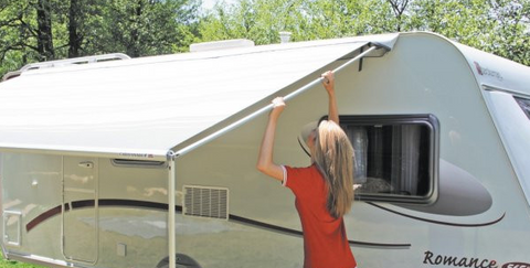 Fiamma Caravanstore 360XL Royal Grey Awning