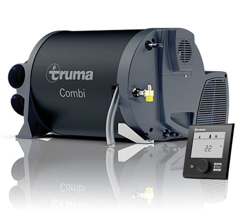 Truma Combi 4E CP+ Water/Air Heater c/w Black Cowl