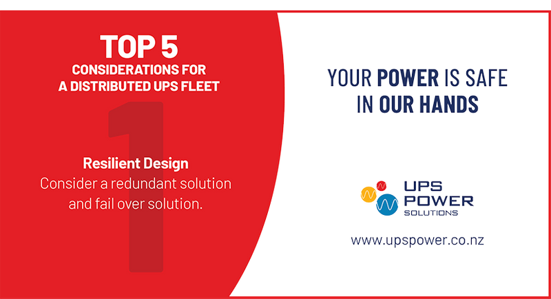 Top 5 Considerations for a Distributed UPS Fleet