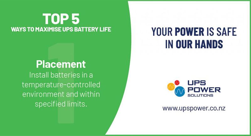 Top 5 ways to maximise UPS battery life