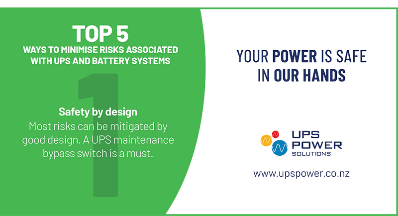 Top 5 ways to minimise risks associated with UPS and battery systems