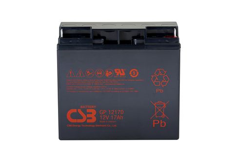 CSB GP 12V 17Ah M5 Flag Terminal