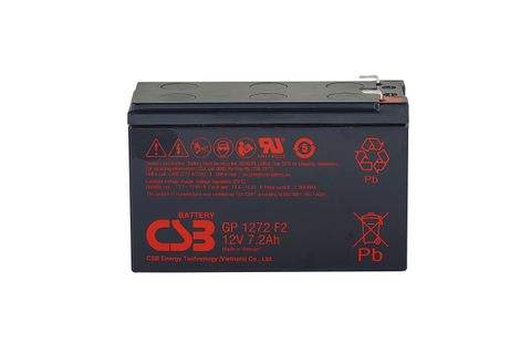 CSB GP 12V 7.2Ah F1 Terminal - Alarm Battery