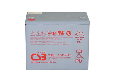 CSB XHRL 12V 360W 10 year Battery M6 Top Terminal