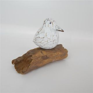 Ganti Bird Single White Approx 12cm x 9cm high