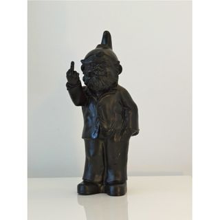 Pop Gnome w Finger Black 35cm high