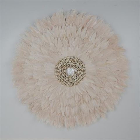 Feather Circle Mocha 65cm dia