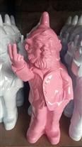 Pop Gnome w Finger Pink 35cm high