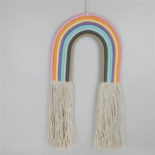 Macrame Rainbow Large Pastels 32cm x 60cm