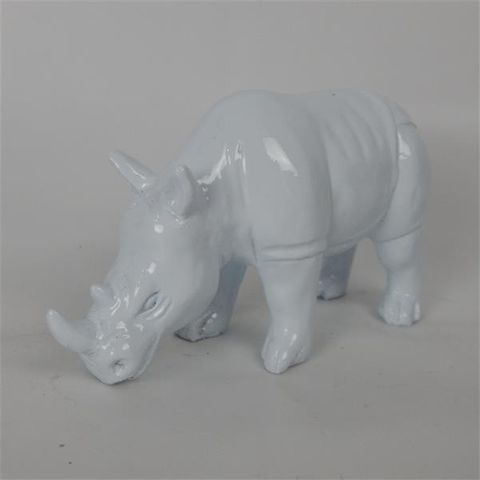 Rhino White 16cm x 9cm high
