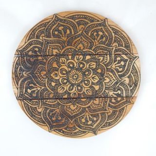 Mandala Black 30cm dia