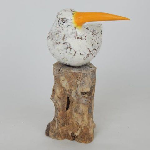 Wooden Seagull on Stand Approx 14cm x 28cm high
